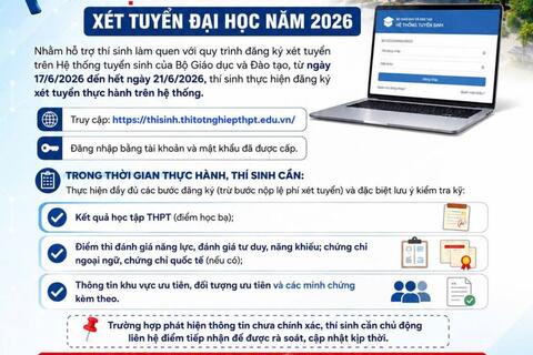 Phân hiệu Đại học Thái Nguyên tại Hà Giang công bố hướng dẫn thực hành đăng ký và các cột mốc xét tuyển Đại học năm 2026