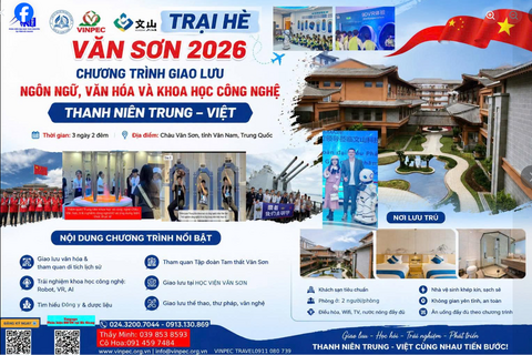Hà Giang hướng tới Trại hè Văn Sơn 2026: Cầu nối thúc đẩy giao lưu ngôn ngữ, văn hóa và khoa học công nghệ cho thanh niên Trung – Việt