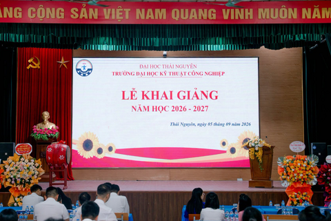 Trường Đại học Kỹ thuật Công nghiệp - Đại học Thái Nguyên khai giảng năm học mới 2026-2027